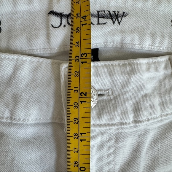 J Crew White Skinny Flare Jean Womens Size 33 High Waist Slimming - Picture 10 of 16